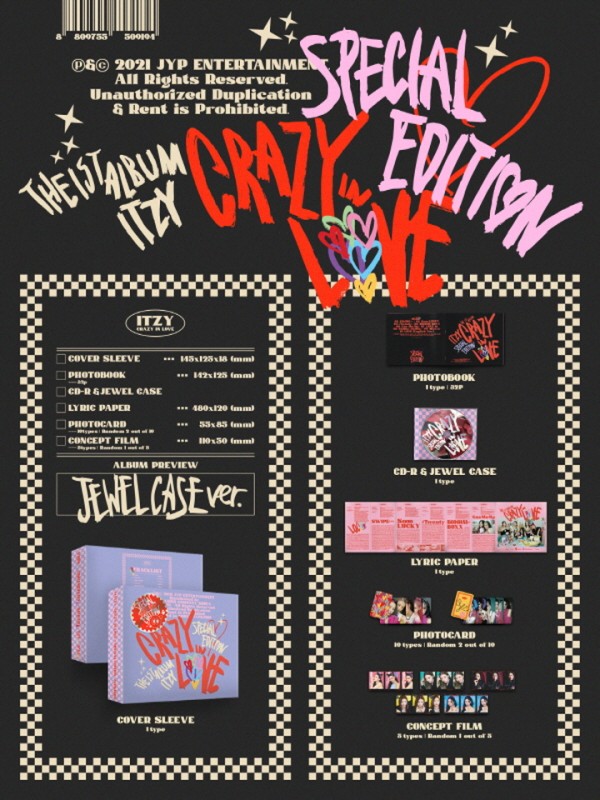 ITZY｜韓国ファーストアルバム『CRAZY IN LOVE』スペシャルエディション - TOWER RECORDS ONLINE