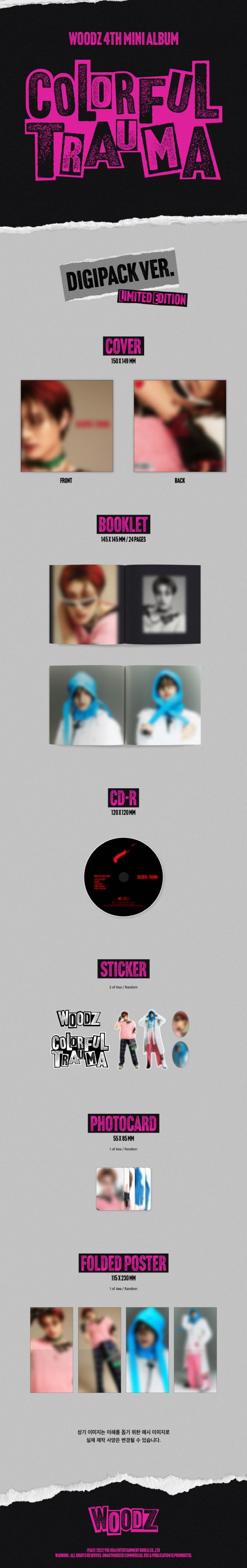 WOODZ (チョ・スンヨン)｜韓国4枚目のミニアルバム『COLORFUL TRAUMA 