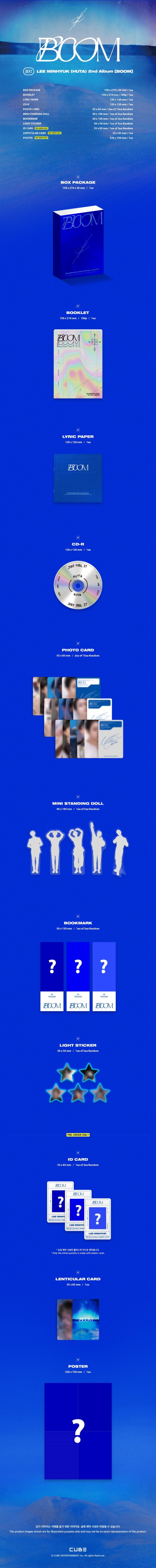 BTOB ミンヒョク（HUTA）｜セカンド・フルアルバム『BOOM』を発表