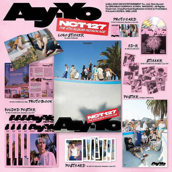 NCT 127｜韓国4枚目フルアルバムのリパッケージアルバム『Ay-Yo 
