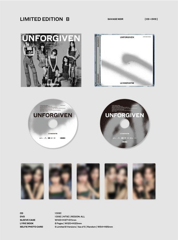 LE SSERAFIM｜日本セカンドシングル『UNFORGIVEN』8月23日発売 