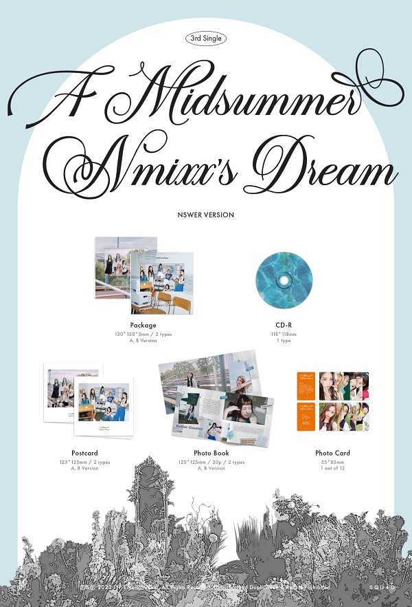 NMIXX｜韓国サードシングル『A Midsummer NMIXX's Dream』にNSWER ver 