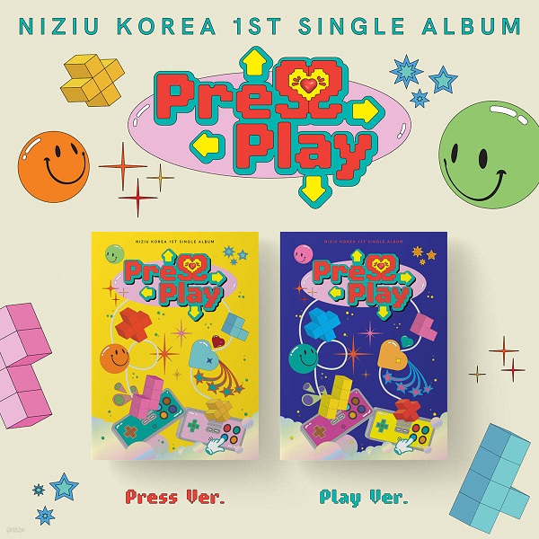 NiziU｜Korea 1st Single Album『Press Play』日本限定特典付商品販売
