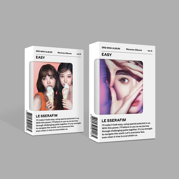 LE SSERAFIM｜韓国サードミニアルバム『EASY』CD＆Weverse Albums ver 