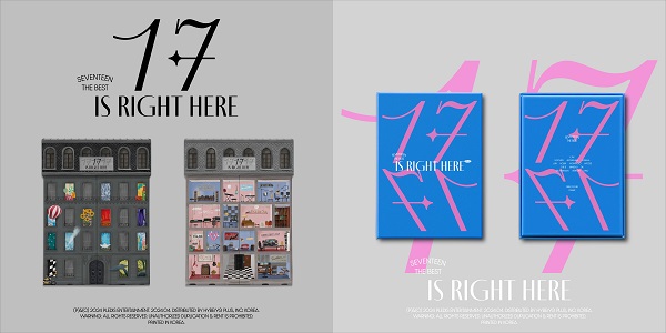 SEVENTEEN|韓国BEST ALBUM『17 IS RIGHT HERE』国内流通盤販売決定 SEVENTEEN|韓国BEST ALBUM『17 IS RIGHT HERE』国内流通盤販売決定