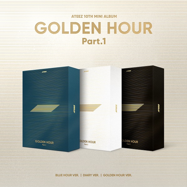 ATEEZ｜韓国10枚目のミニアルバム『GOLDEN HOUR : Part.1』国内流通盤 