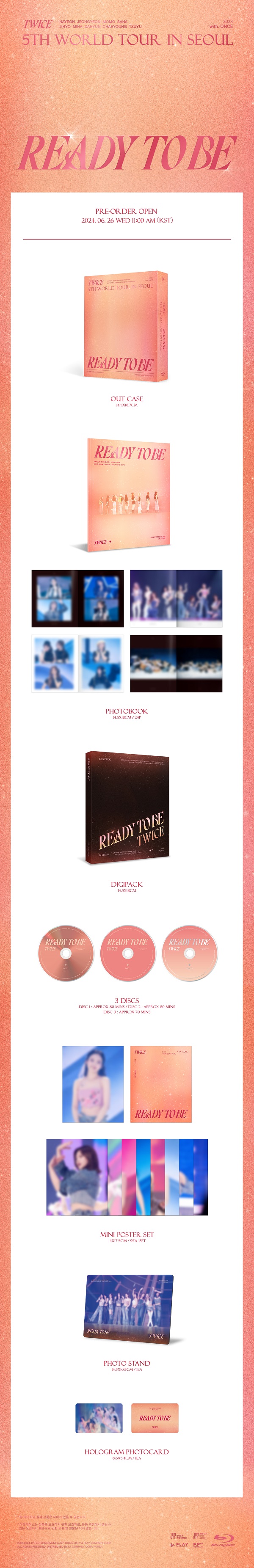 TWICE｜Blu-ray&DVD『TWICE 5TH WORLD TOUR [READY TO BE] IN  SEOUL』リリース！｜形態別先着特典あり！ - TOWER RECORDS ONLINE