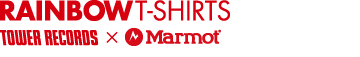 TOWER RECORDS × Marmot RAINBOW T-SHIRTS