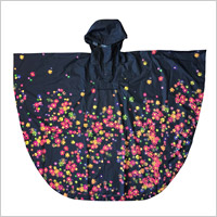 TOWER RECORDS × Kastane RAIN PONCHO'14 Navy