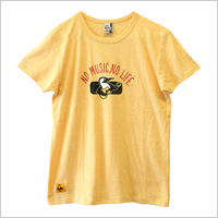 TOWER RECORDS × CHUMS T-shirts Yellow