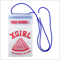 TOWER RECORDS × X-girl Waterproof Pouch