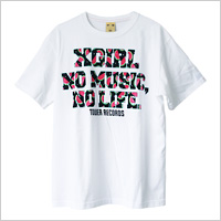 TOWER RECORDS × X-girl Tee'15 Lady's White