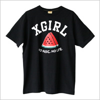 TOWER RECORDS × X-girl Tee'15 Lady's Black