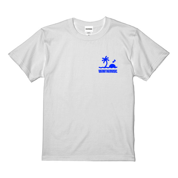 WTM Tシャツ CHILL(ホワイト/ネオンブルー)
