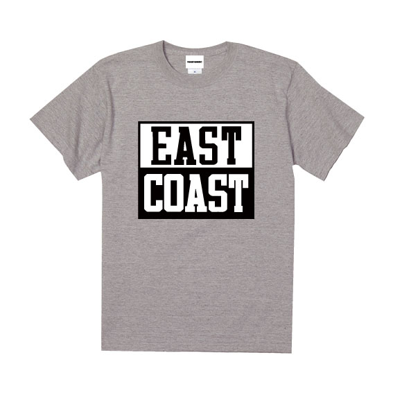 WTM Tシャツ EAST COAST(グレー/ブラック)