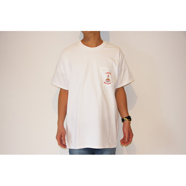WTM ポケット Tシャツ TOWER THEATER(ホワイト)