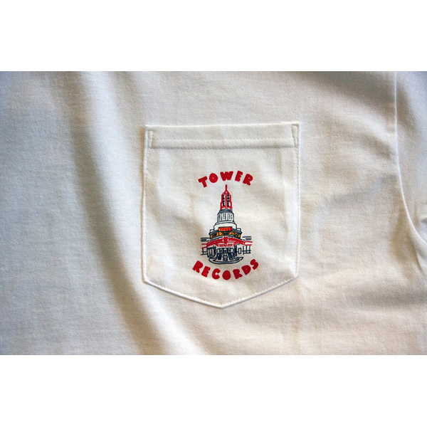 WTM ポケット Tシャツ TOWER THEATER(ホワイト)
