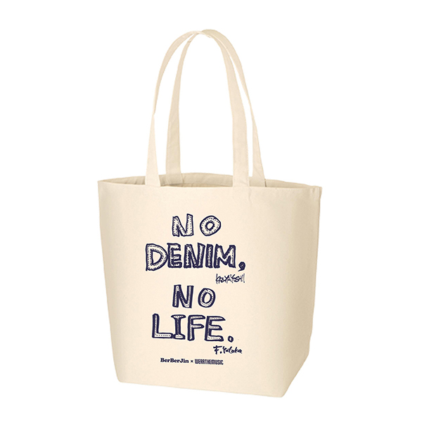 BerBerJin × 吉井和哉 × WEARTHEMUSIC N.D.N.L. Tote Bag(Natural