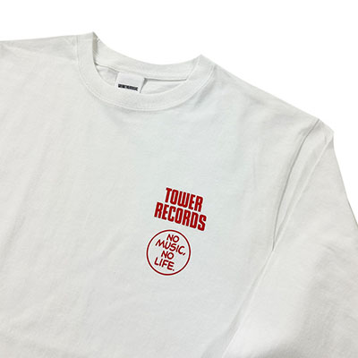 タワレコ ロングT-shirt ホワイト Mサイズ