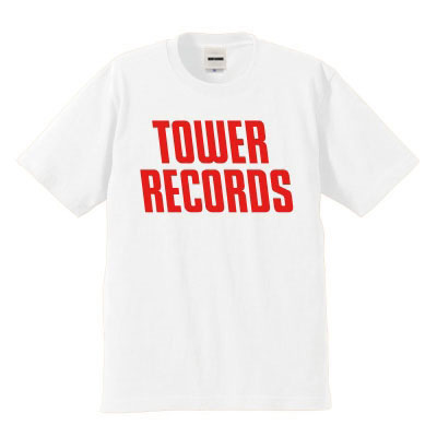 TOWER RECORDS T-shirt ver.2 ホワイト