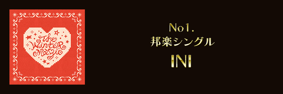 2025 邦楽シングル1位 INI