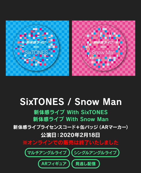 新体感ライブ SixTONES / Snow Man